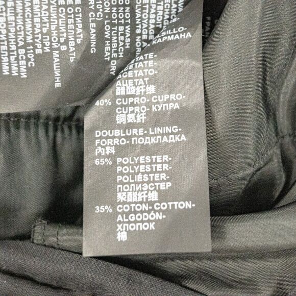 The KOOPLES Women's Black Velvet ankle Trouser Pants Size 32 - Picture 8 of 11